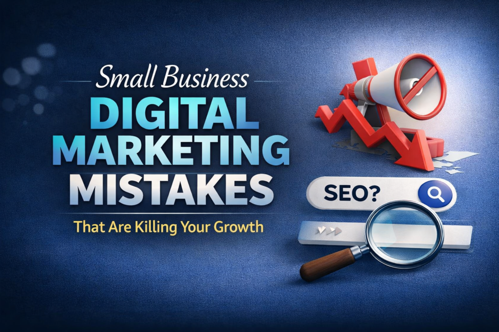 Small business digital marketing mistakes