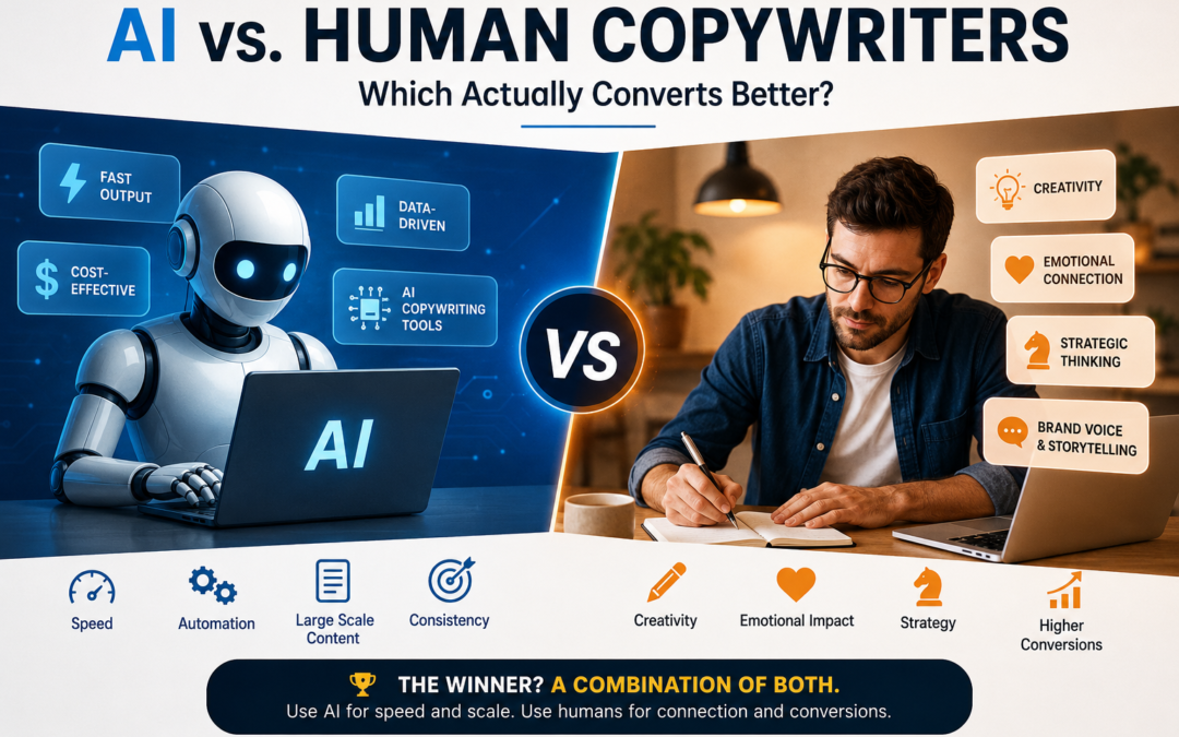 AI vs human copywriters